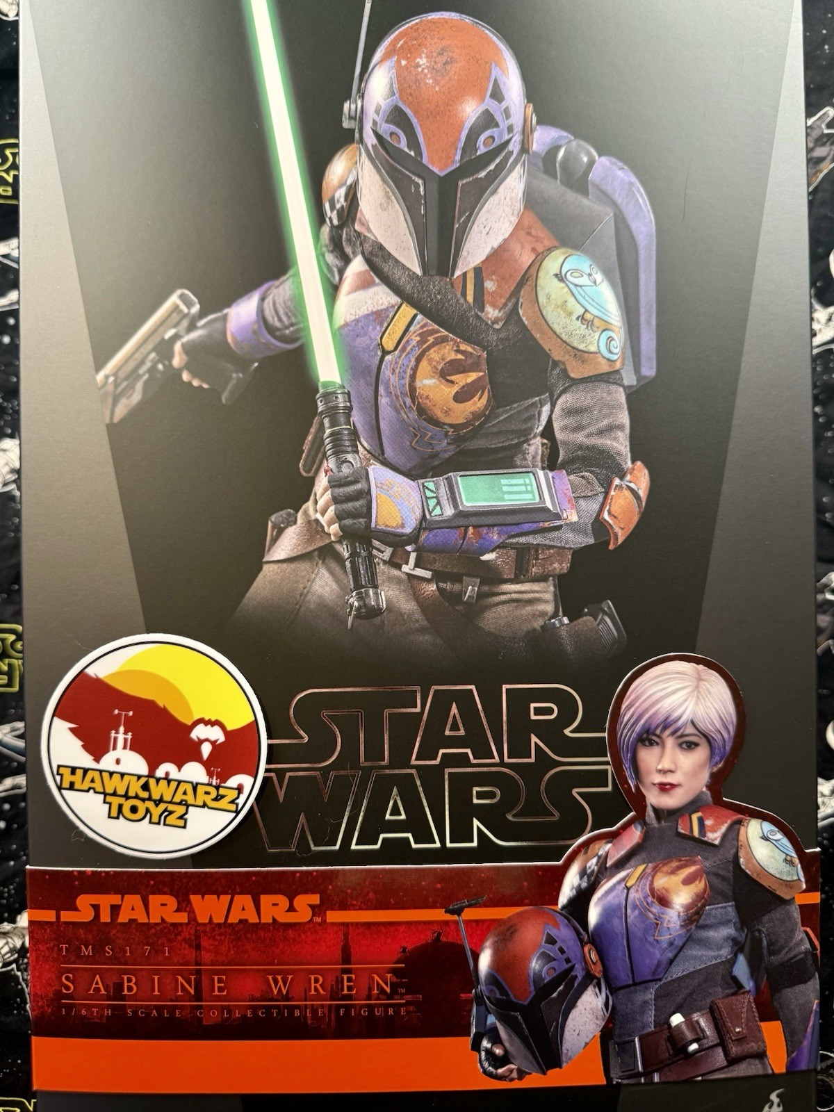 Hono Star Wars Ahsoka Rebels Sabine Wren TMS171 1/6 Sideshow Hot Toys Disney