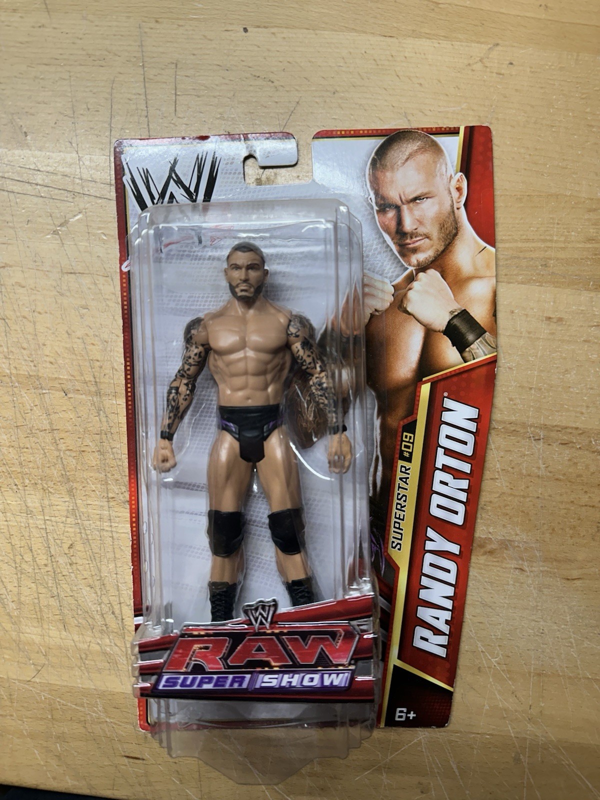 SEALED WWE Raw Super Show Randy Orton Wrestling Action Figure Mattel Toy 2012
