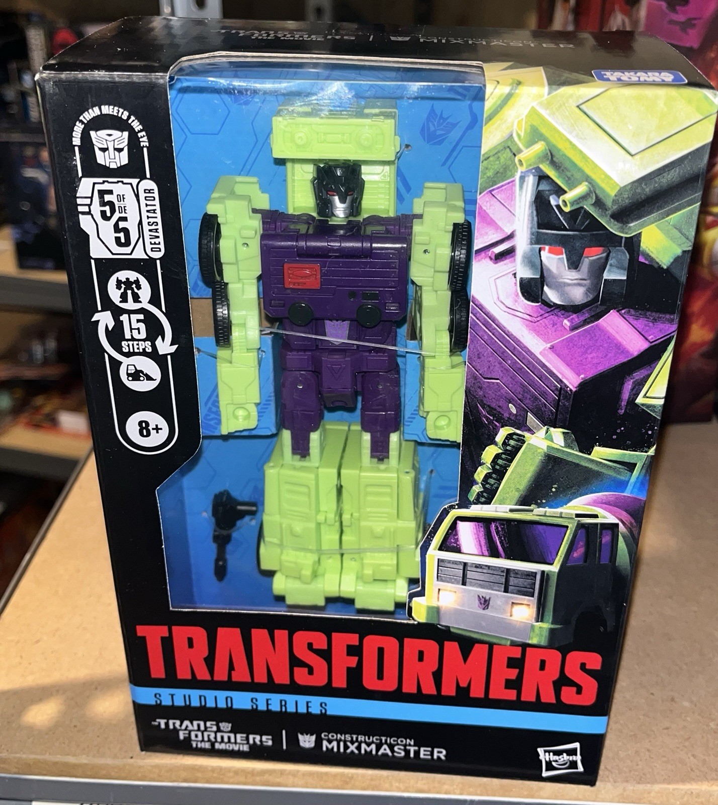 Transformer Studio Series 86 Voyager Class Constructicon Mixmaster Action Figure