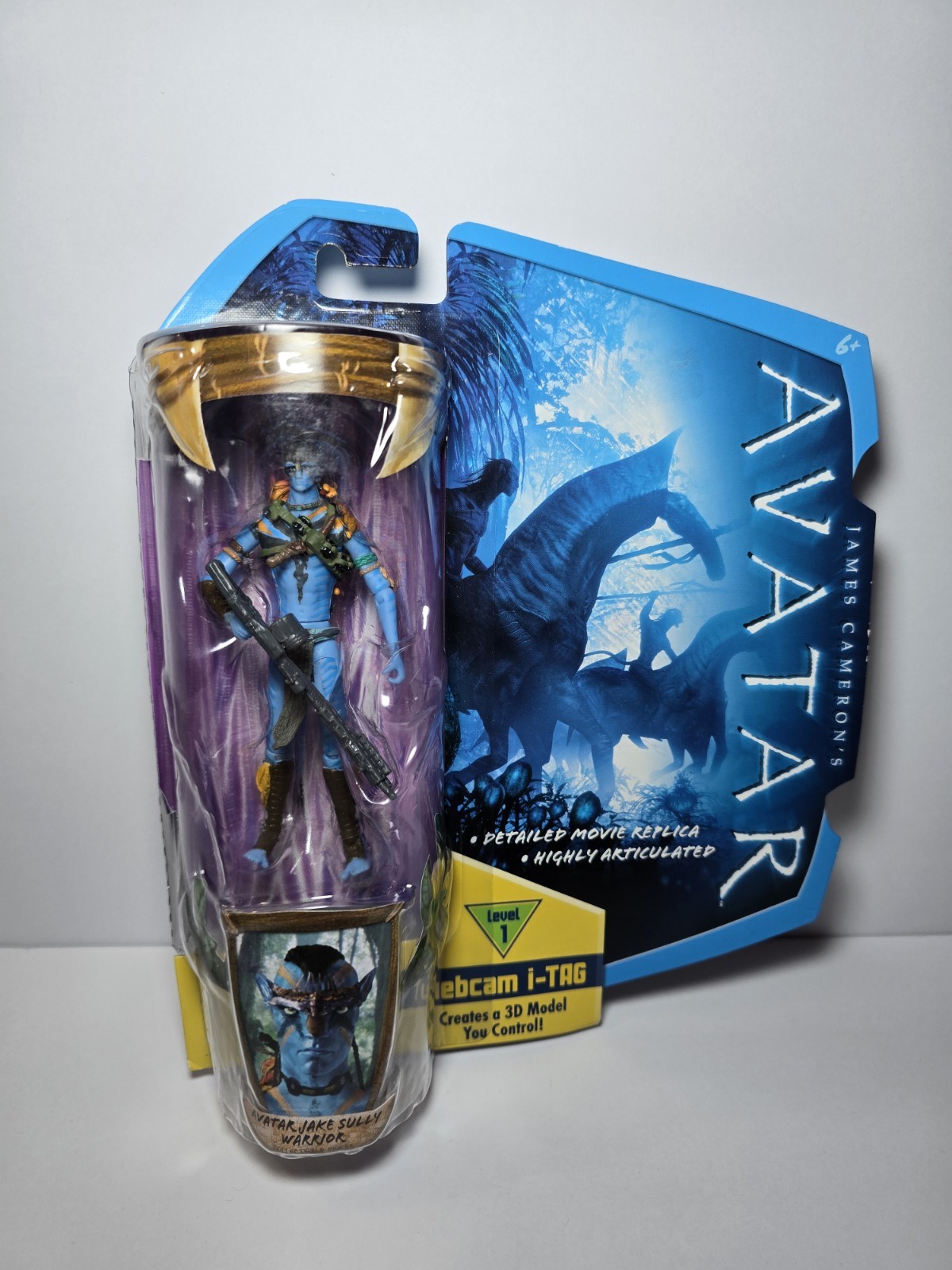James Cameron’s Avatar Jake Sully Warrior Mattel 2009 4″ New Factory Sealed