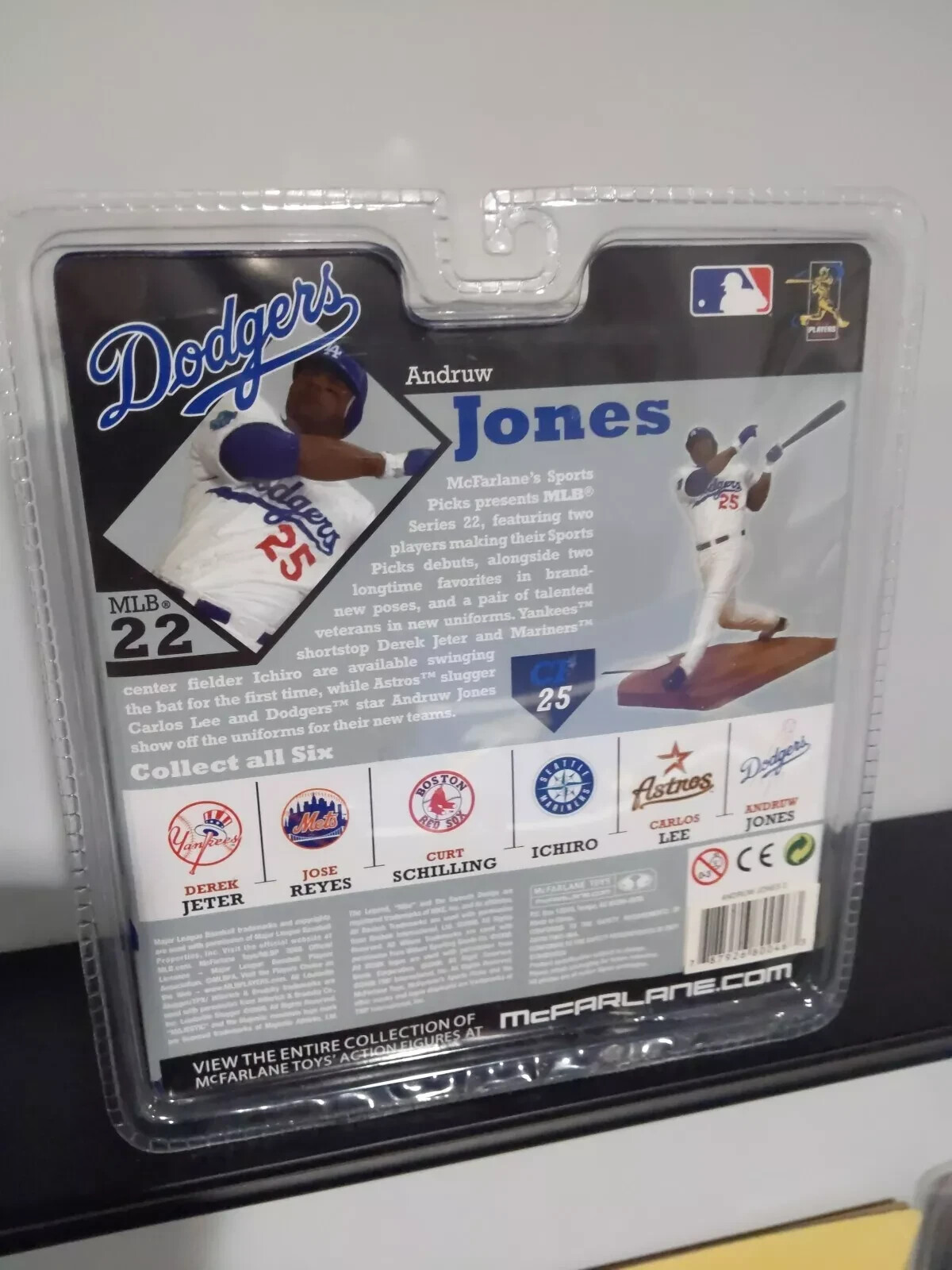 Andruw Jones #25 McFarlane MLB Series 22 LOS ANGELES Dodgers FIGURE!