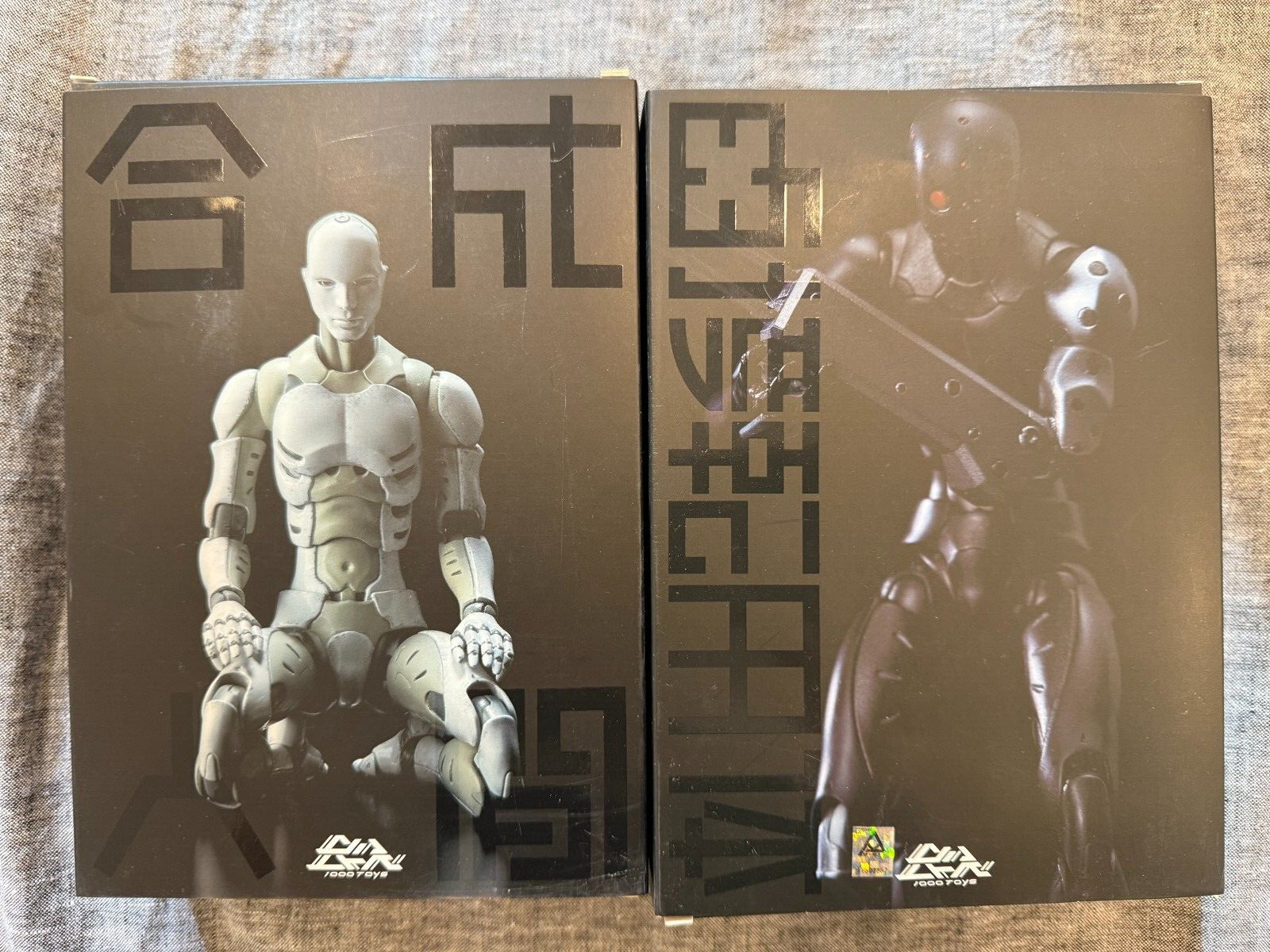 1000 Toys Toa Heavy Industry 1/12 scale synthetic Human and 1/12 scale CaRB
