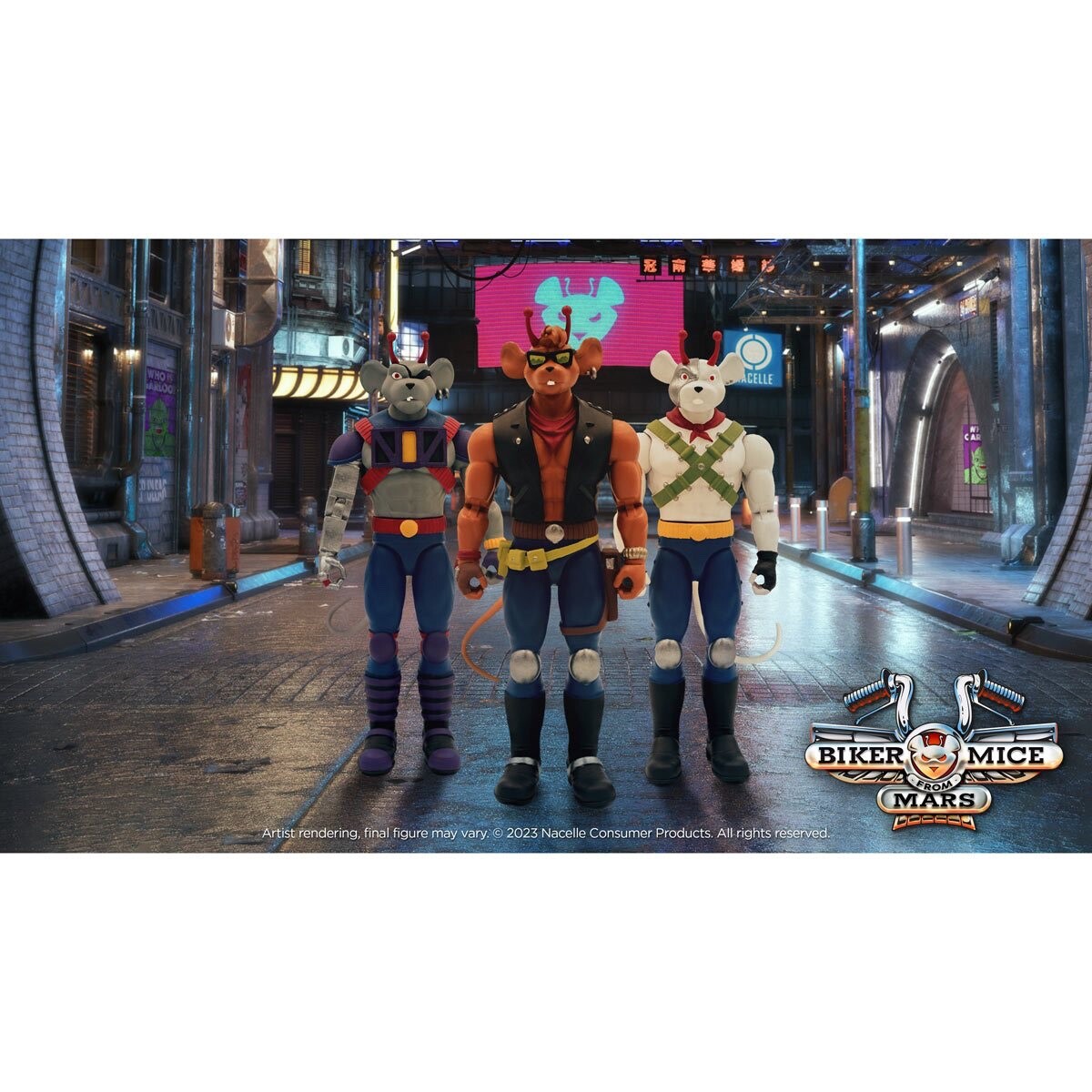 Nacelle • Biker Mice from Mars • VINNIE (7 -in) Action Fig • Ships Free