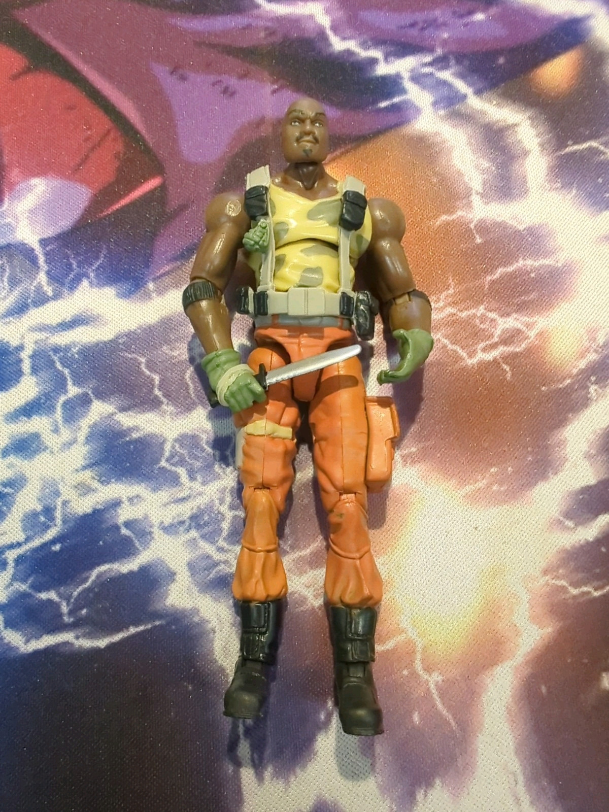2008 Hasbro GI Joe 25th Anniversary – Roadblock v18 Figure From DVD Battles Set