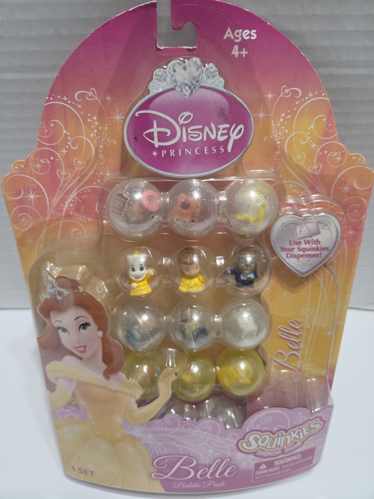 2010 Disney Princess Squinkies Belle Bubble Pack Blip Toys – New Sealed