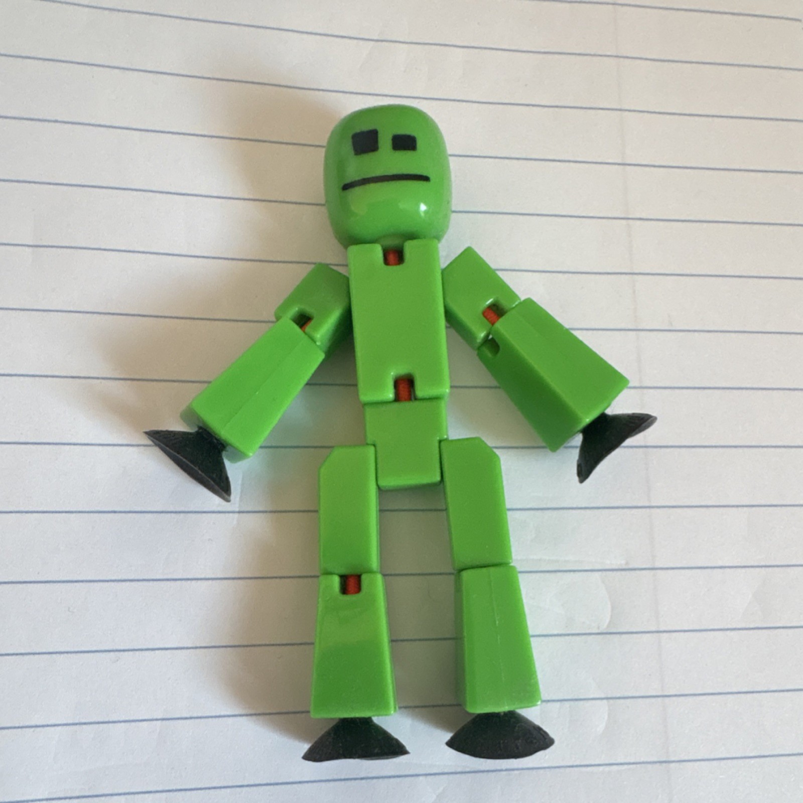 Stikbot Green Black Plastic Adjustable Action Figure Collectible Toy