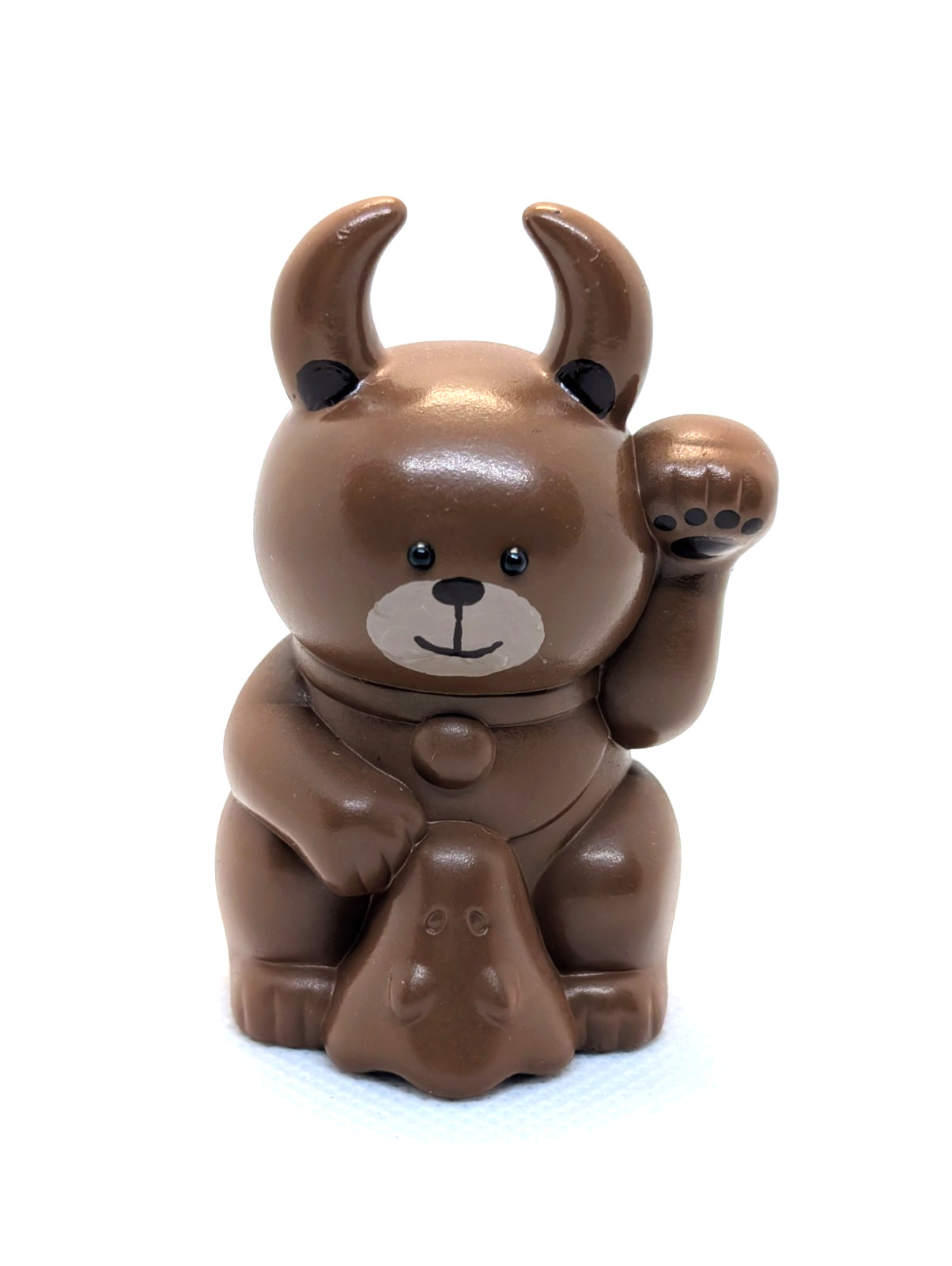 Handpainted Bear Fortune Uamou Sofubi