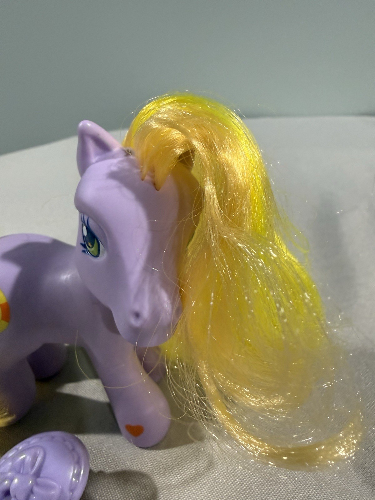 My Little Pony G3 2002 Spring Basket “Garden Glade” Purple w/ Flower