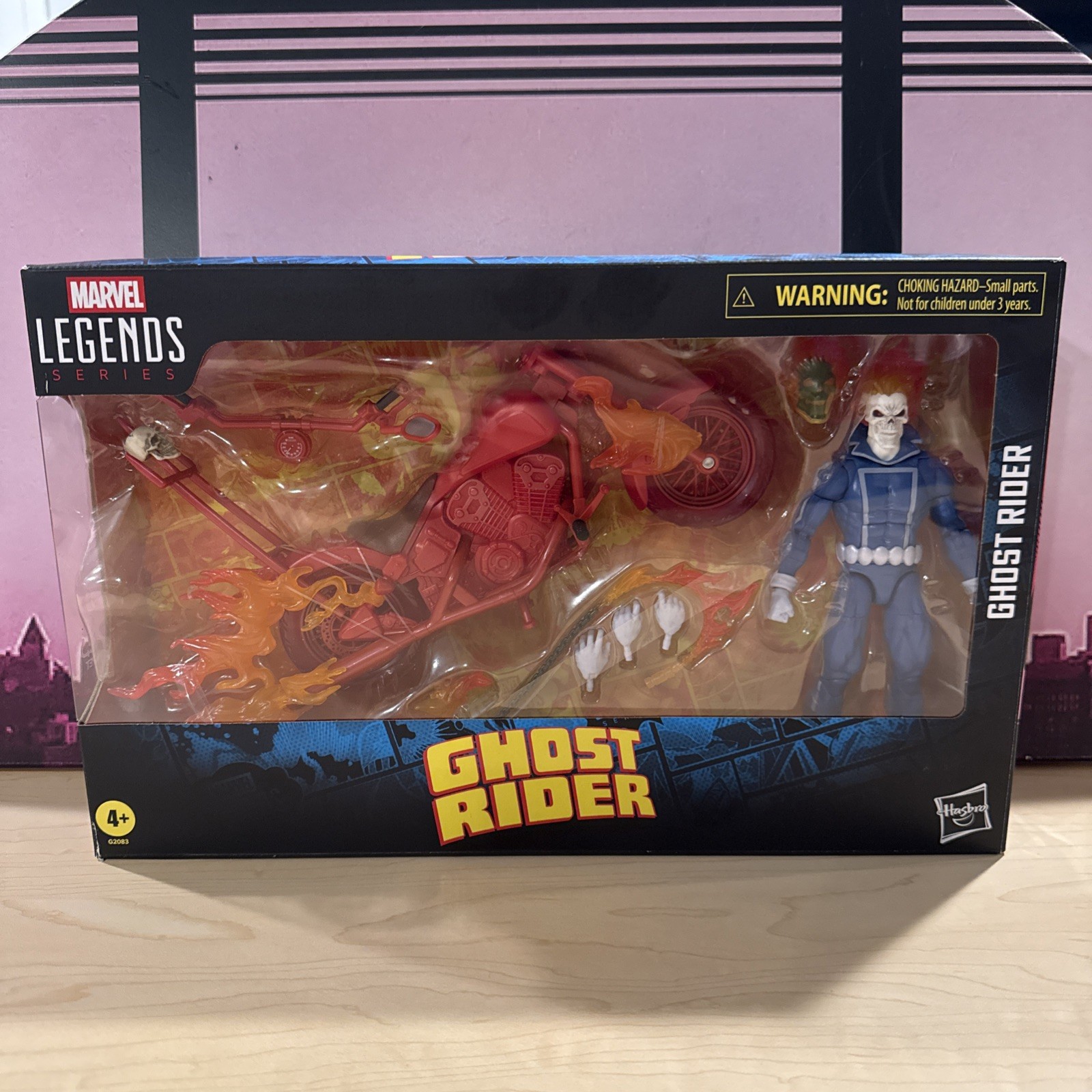 Marvel Legends Johnny Blaze Ghost Rider with Motorcycle
