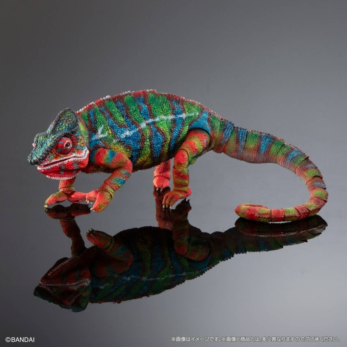 Bandai Diversity of Life on Earth Premium Panther Chameleon Ambilobe Green 33 cm