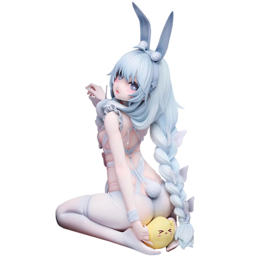 Anime MNF Le Malin Bunny Figure 13cm Sitting Pose Model Collectible Toy
