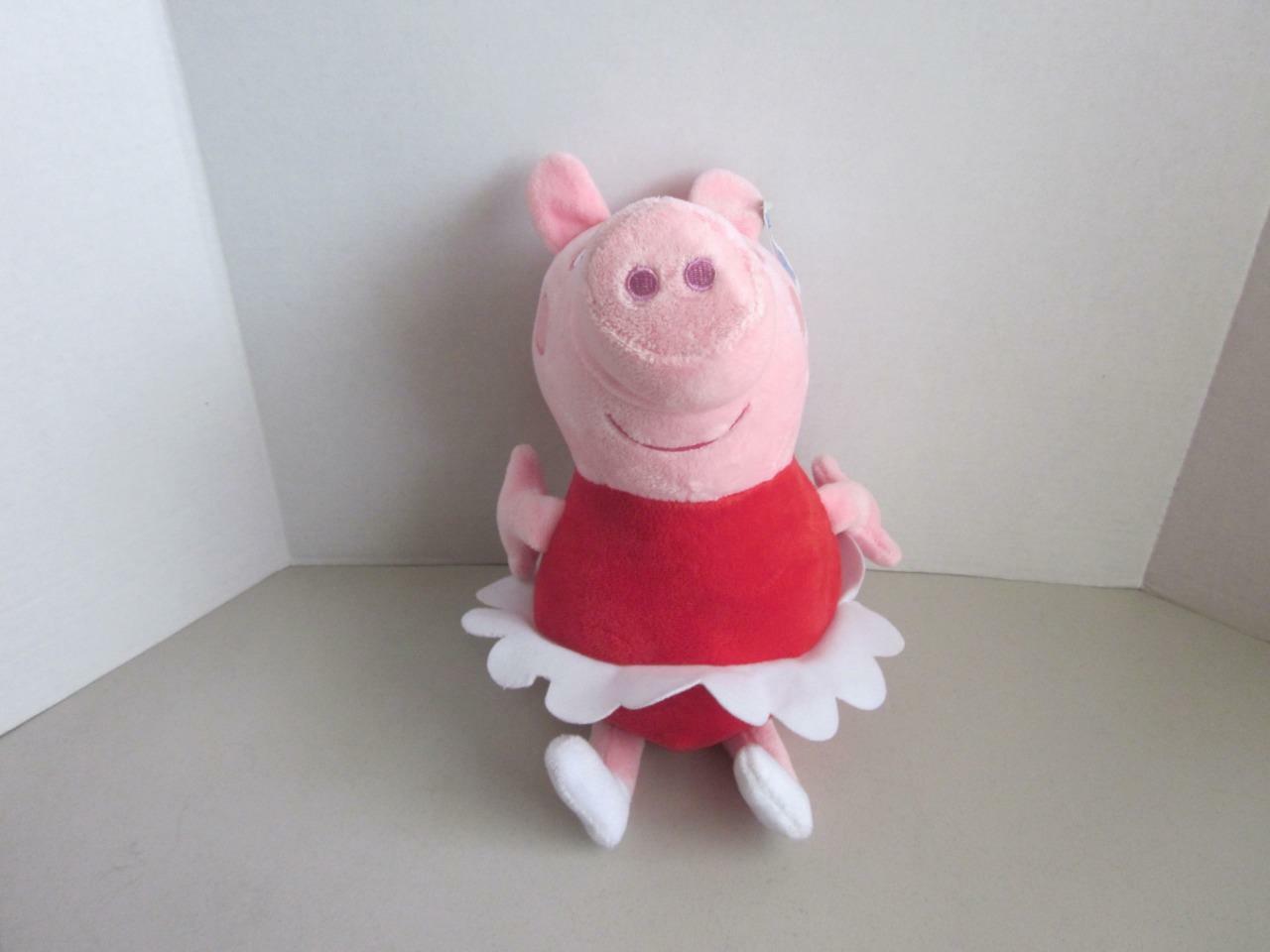 Peppa Pig with White Skirt Plush Toy 14 Inches Tall