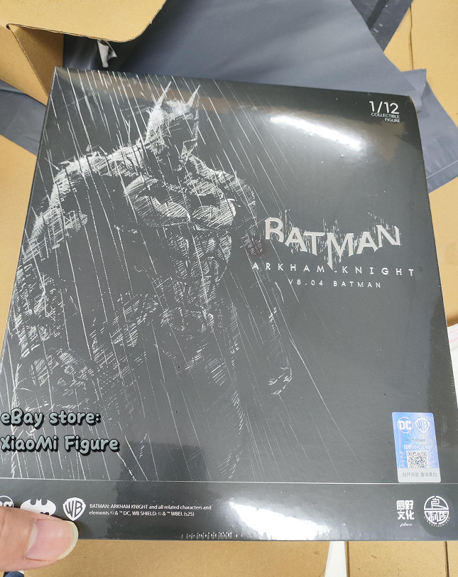 US SHIP – LPZZ DC Batman Arkham Knight V8.04 Batman 1/12 Action Figure Model New
