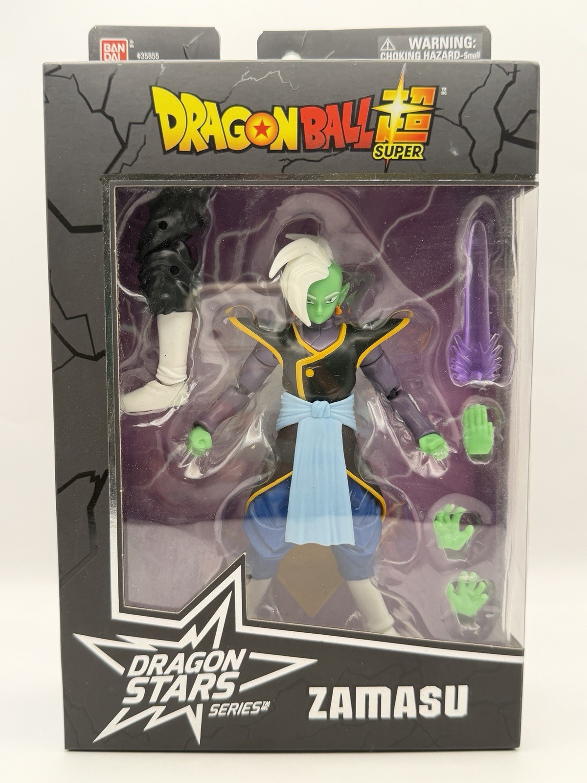 Dragon Ball Super Dragon Stars ZAMASU Figure Bandai NIB 6” Action Figure