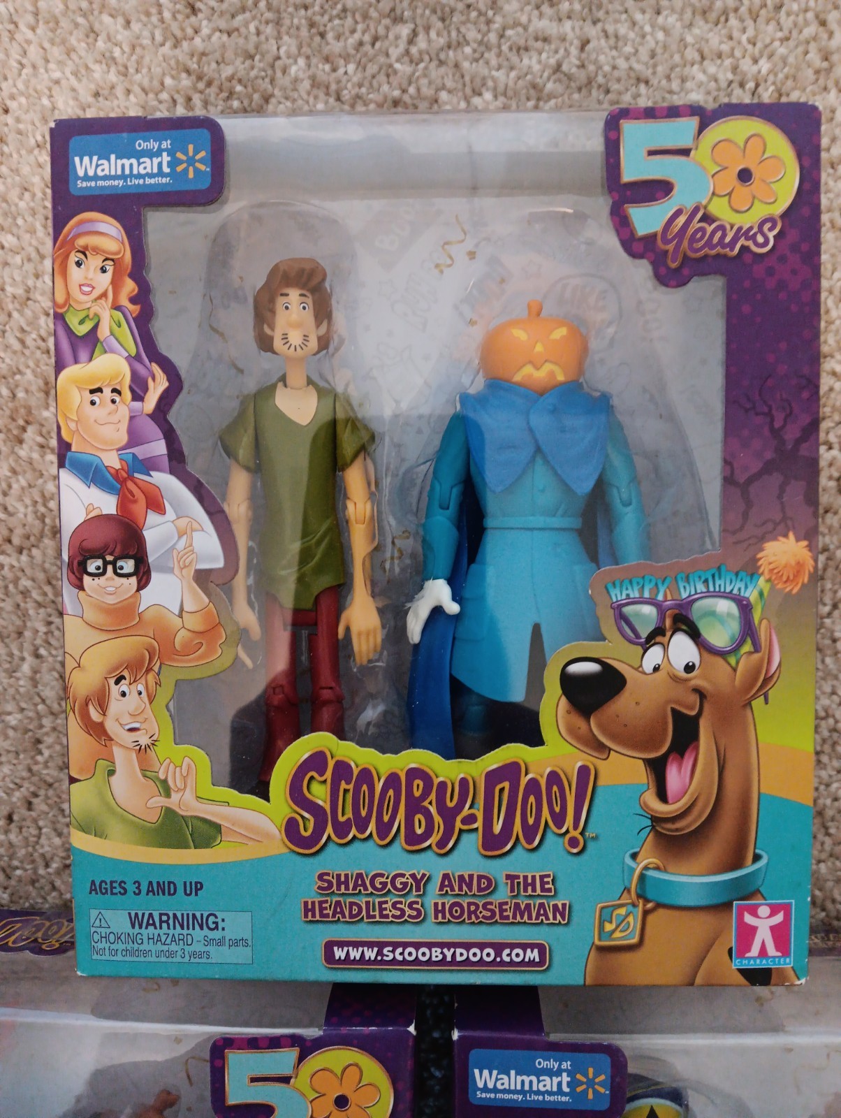 NEW Scooby-Doo 50th Anniversary Action Figure Set – Lot of 3 Walmart Exclusive