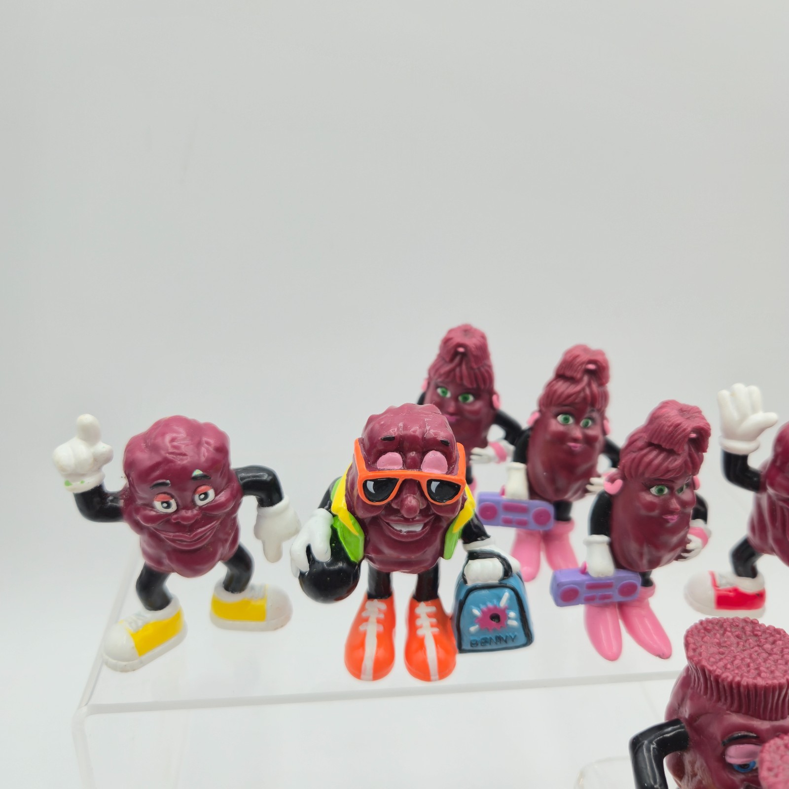 California Raisins Figures Lot of 13 Vintage 1980s PVC Music Band Toys 2in