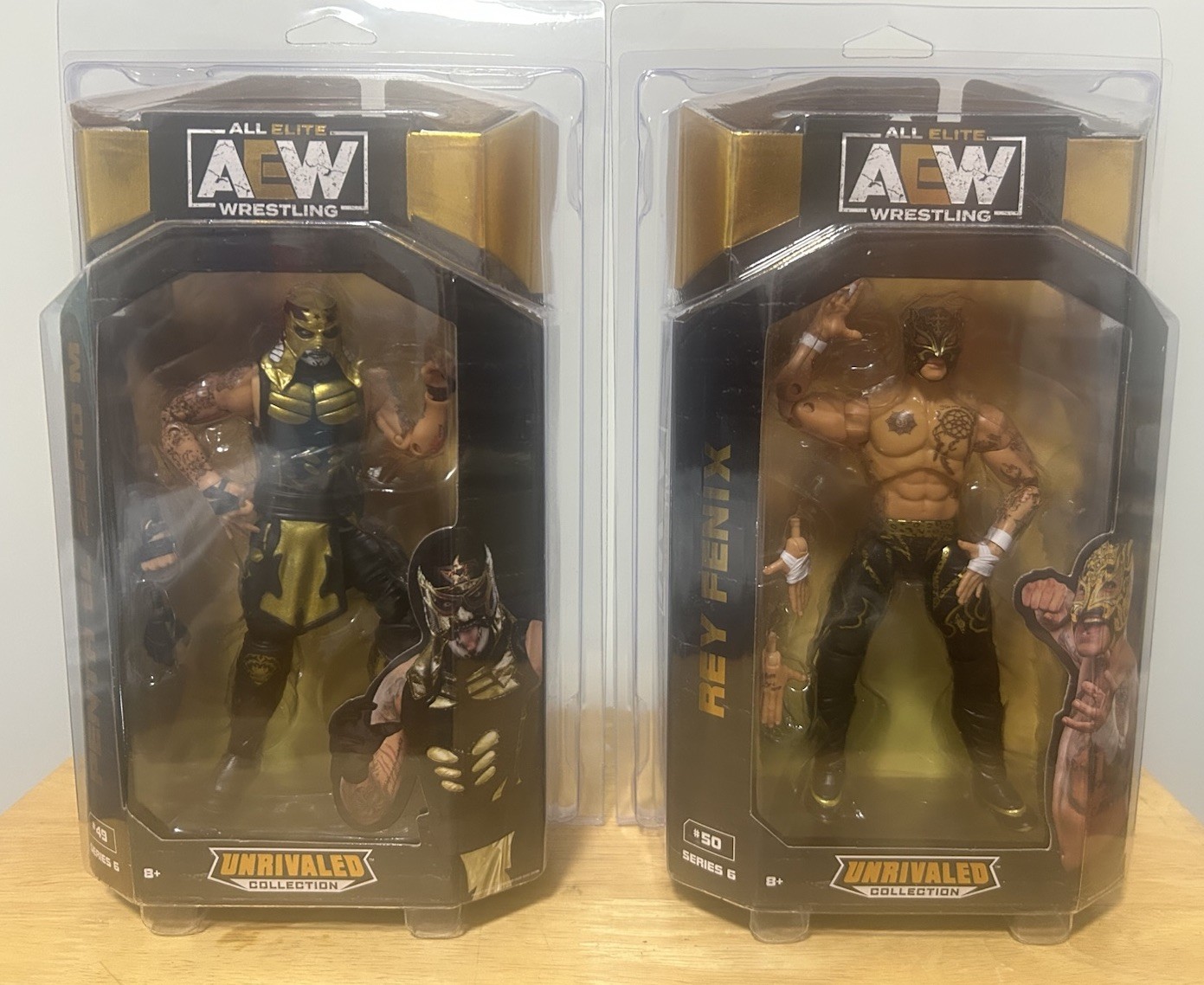 PENTA EL ZERO M & REY FENIX AEW UNRIVALED SERIES 6 FACTORY SEALED W/DEFENDERS