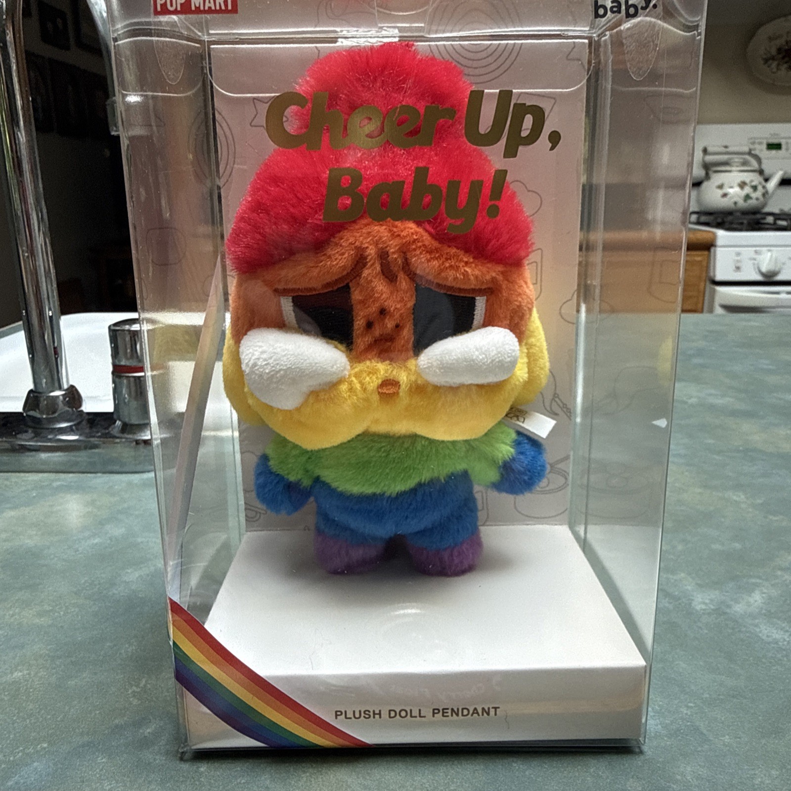 POP MART CRYBABY CHEER UP BABY PLUSH DOLL PENDANT