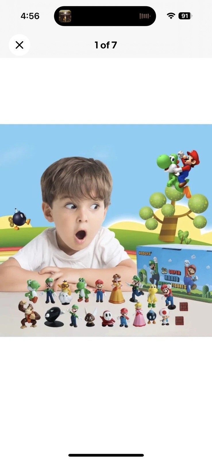 NEW Super Mario Bros 3D Action Figure Set