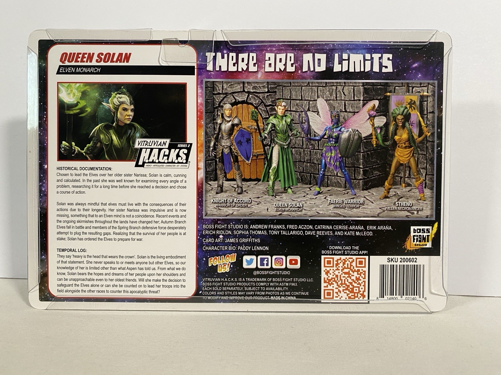 Vitruvian Hacks QUEEN SOLAN Elven Monarch 3.75″ Figure H.A.C.K.S. Boss Fight