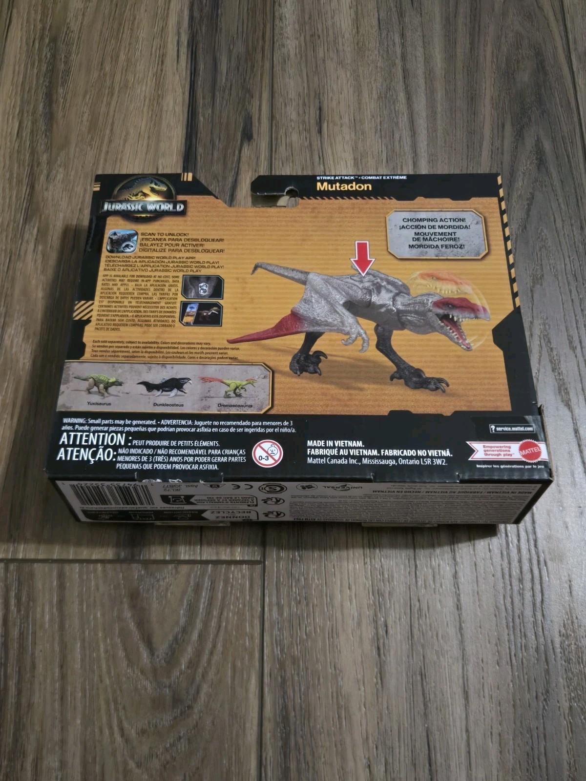 Jurassic World Survival Strike Attack MUTADON Action Figure