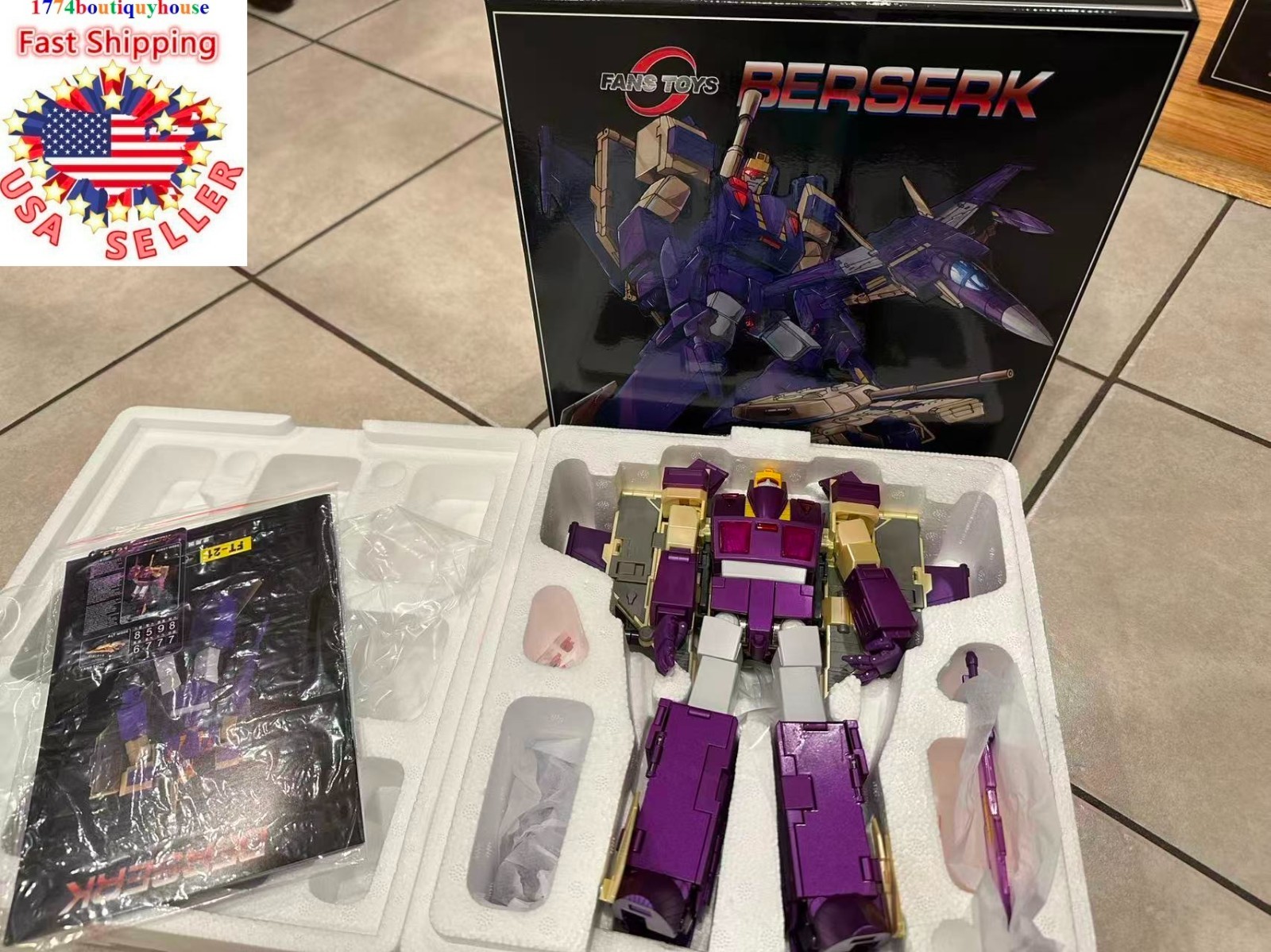 NEW Fans Toys FT-21 Decepticons G1 Berserk FansToys THREE CHANGE TRANSFORMER USA