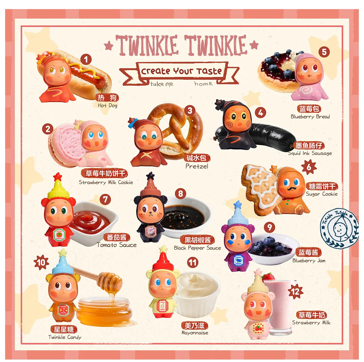 Authentic Pop Mart – Twinkle Twinkle Create Your Taste Series B (Confirmed)
