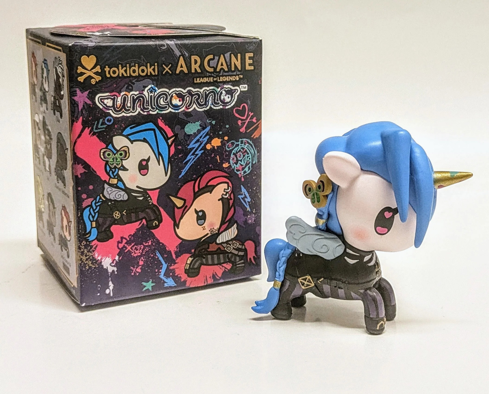 tokidoki x ARCANE League of Legends Unicorno JINX Open Blind Box 3″ Figure