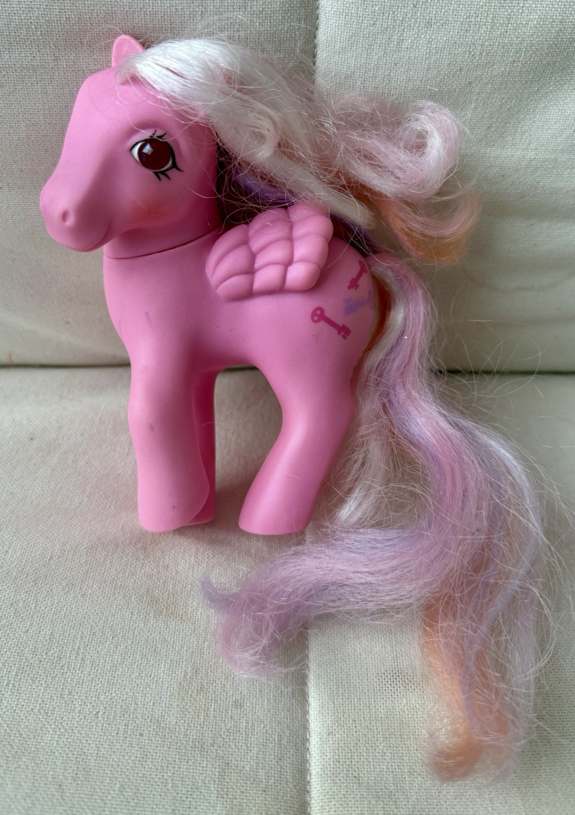 My Little Pony- Locket Twinkle Eyed- G1- Vintage 1987- Hasbro- Pink
