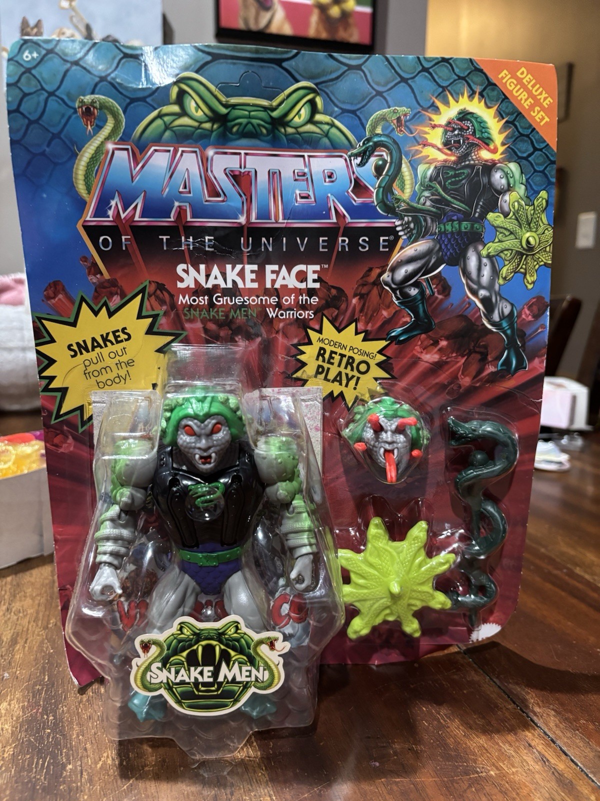 Mattel Masters of the Universe Snake Face Deluxe 5.5 in Action Figure – HKM87