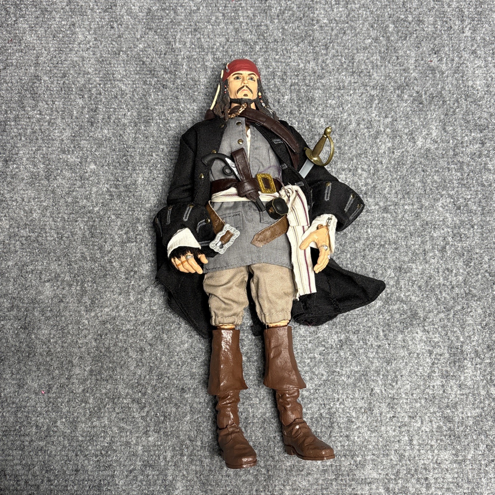Pirates of The Caribbean Dead Mans Chest 2006 Zizzle Captain Jack Sparrow 12”