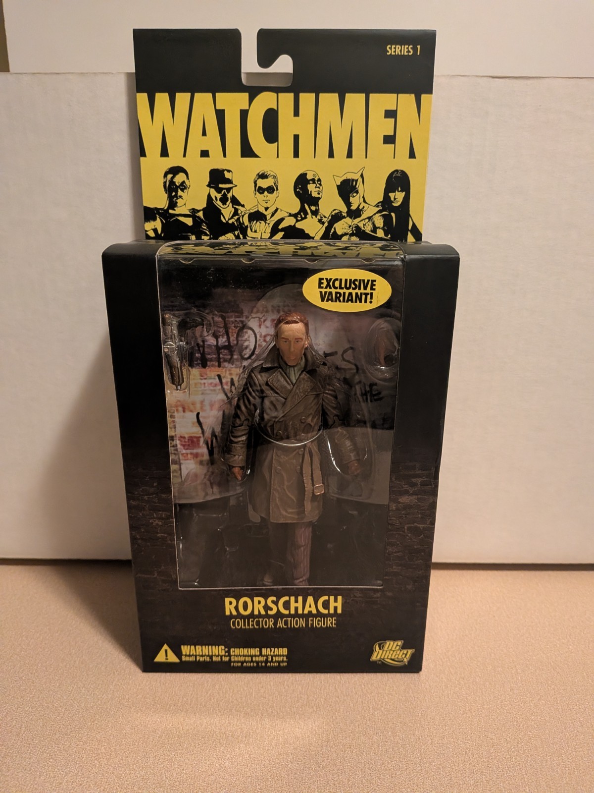 WATCHMEN (DC DIRECT) Figures Series 1 & 2 + All Variants, -Total of 12 ( MIB )