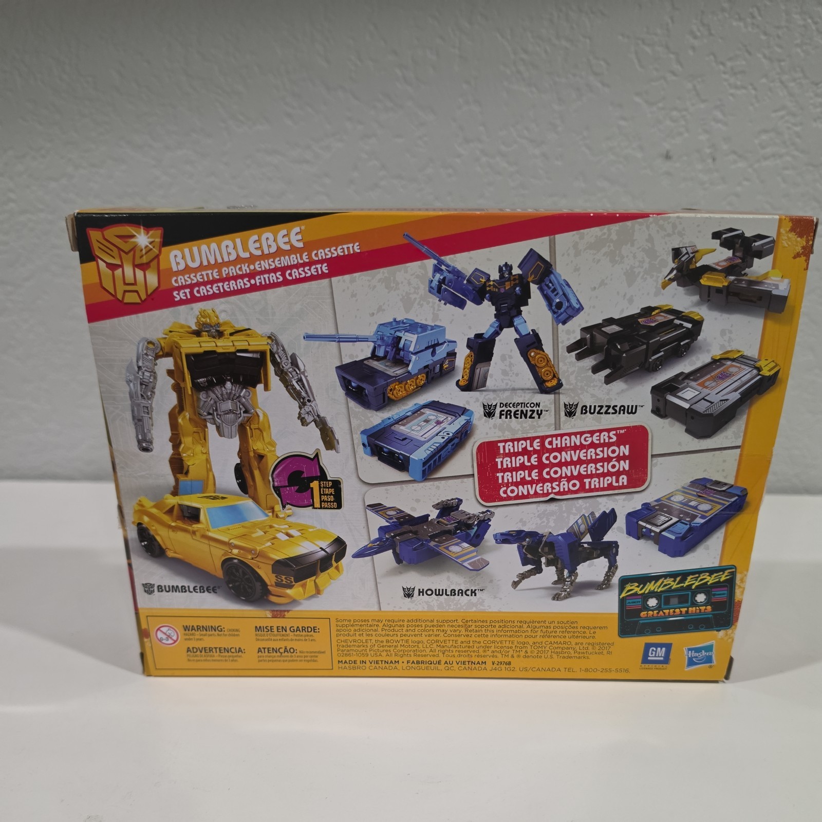 Transformers Bumble Bee Cassette Pack Hasbro Target Exclusive 2017 Brand New!