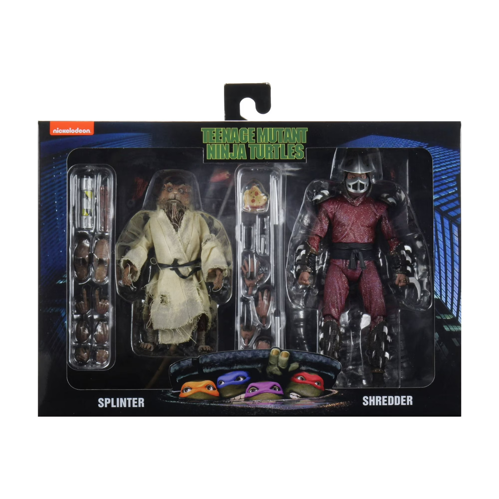 NECA TMNT 1990 Movie Splinter & Shredder 7″ Action Figure 2-Pack – New In Box