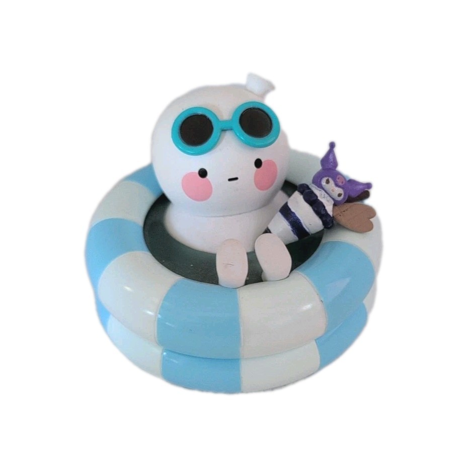 Pop Mart Bobo & Coco Go Camping Series Mini Figure Swimming