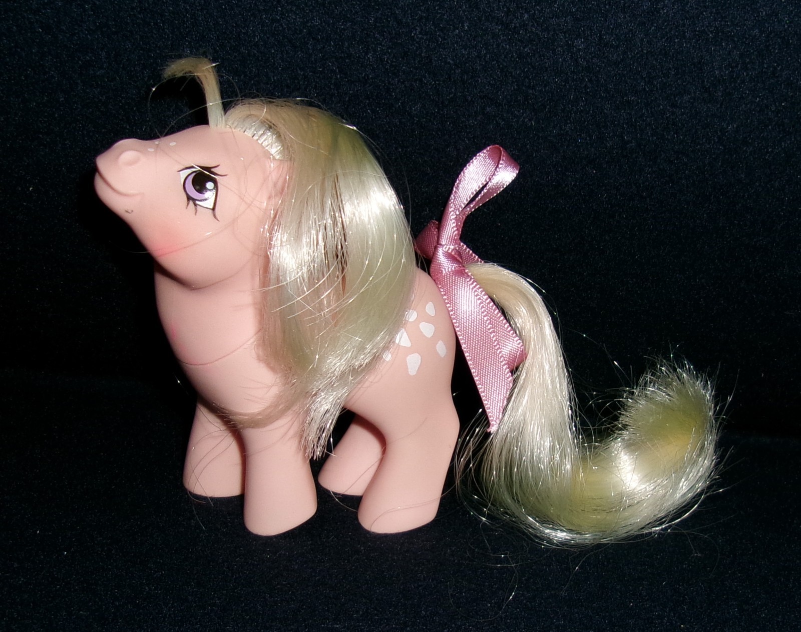 Rose: My Little Pony MLP Vintage Baby Cotton Candy #14 EXCELLENT faded hair G1