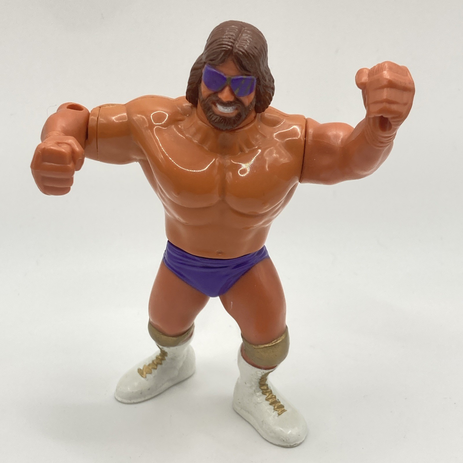 1991 Hasbro WWF Series 2 Macho King Randy Savage figure Macho Masher Titan Sport