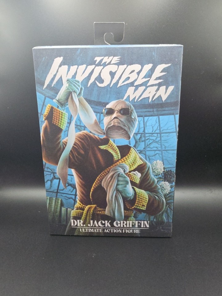 NECA The Invisible Man Dr. Jack Griffin Ultimate Color 7″ Action Figure NEW NIB