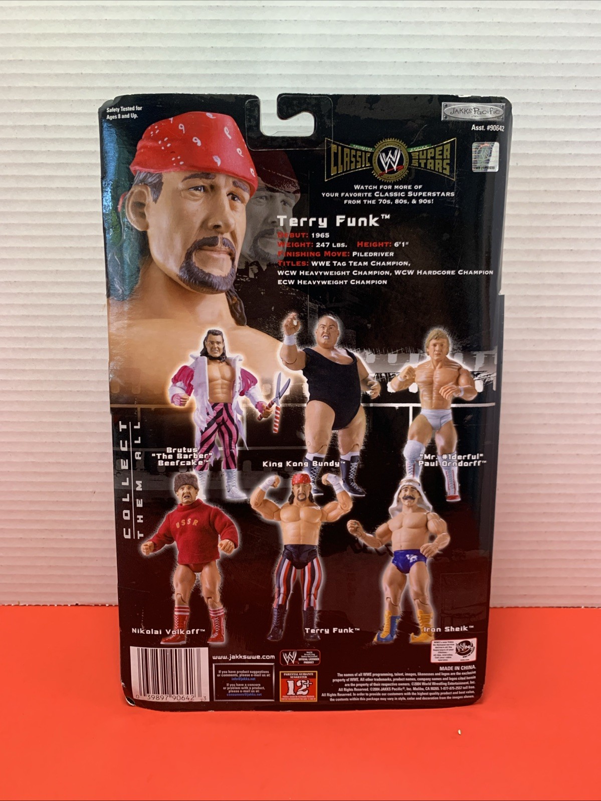 WWE Classic Superstars Collector Series Terry Funk Collectible Action Figure