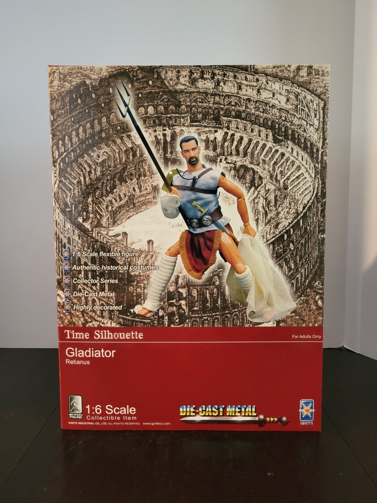 Gladiator Retianus IGNITE Action Figure Die Cast 1:6 12″ MIB NEW