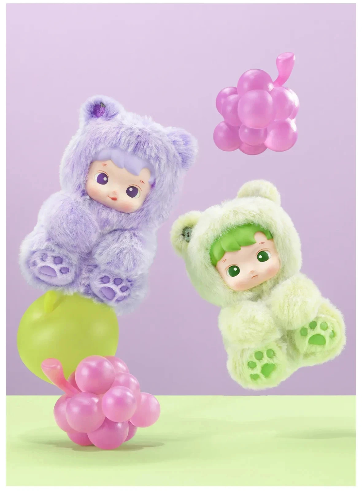 Authentic POP MART-HACIPUPU GUMMY BEAR SERIES-VINYL PLUSH PENDANT BLIND BOX