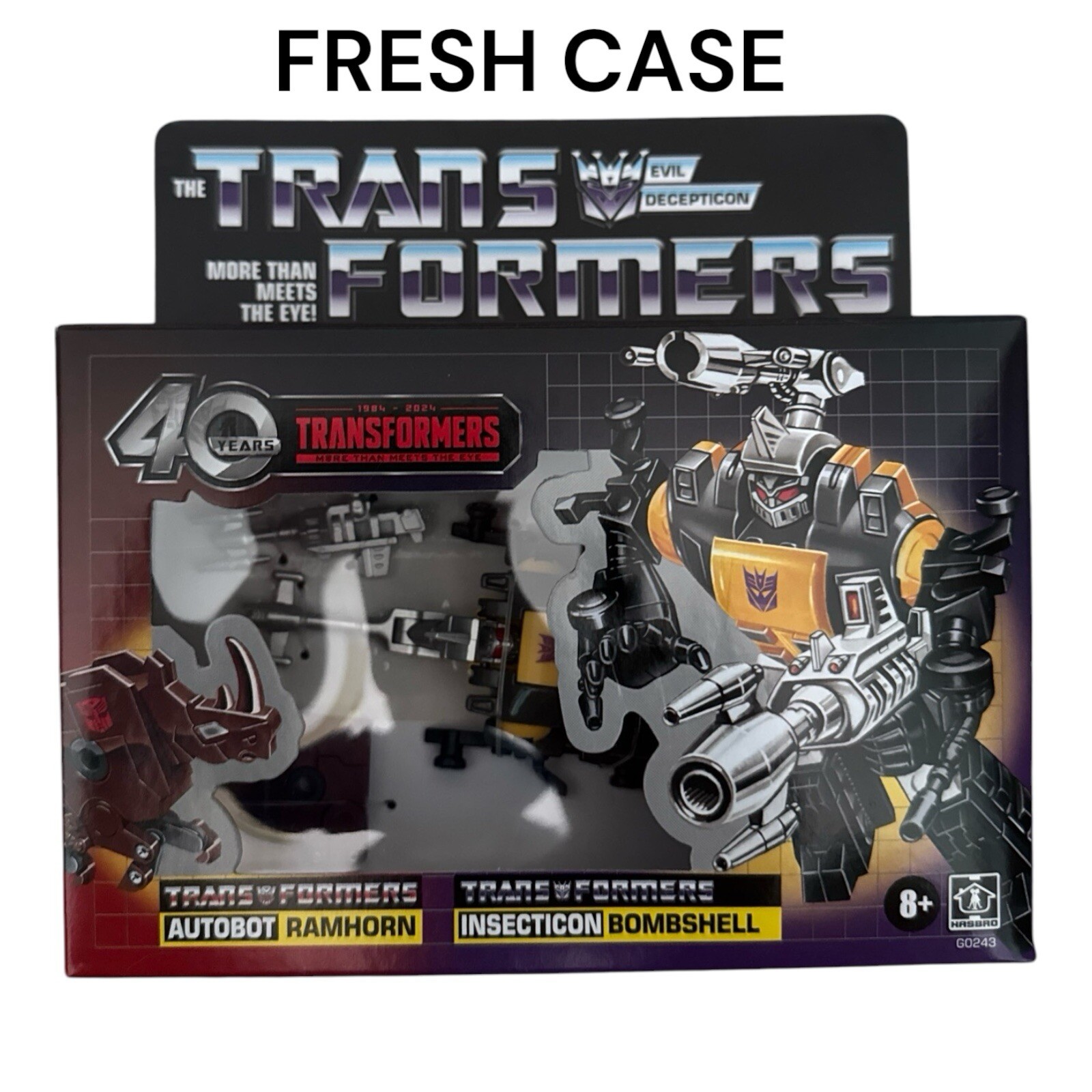 Hasbro Transformers Retro: 40th Anniversary G1 Bombshell & Ramhorn (For Blaster)