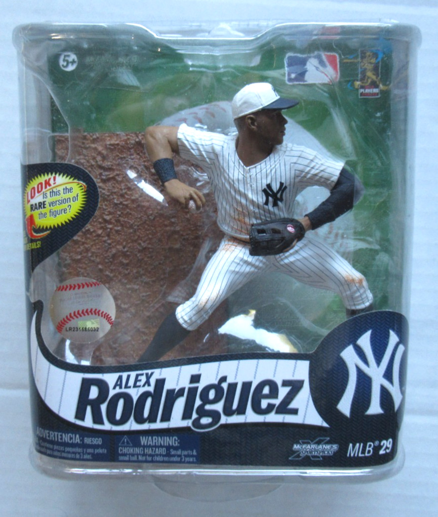 ALEX RODRIQUEZ MCFARLANE MLB 29 YANKEES JULY 4TH HAT CL VARIANT /600 FIGURE NEW