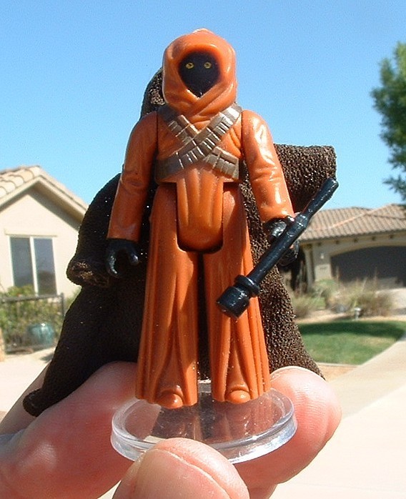 NICE 1978 Small Eyes JAWA ORIGINAL SMALL OPEN CAPE Variant Vintage Star Wars