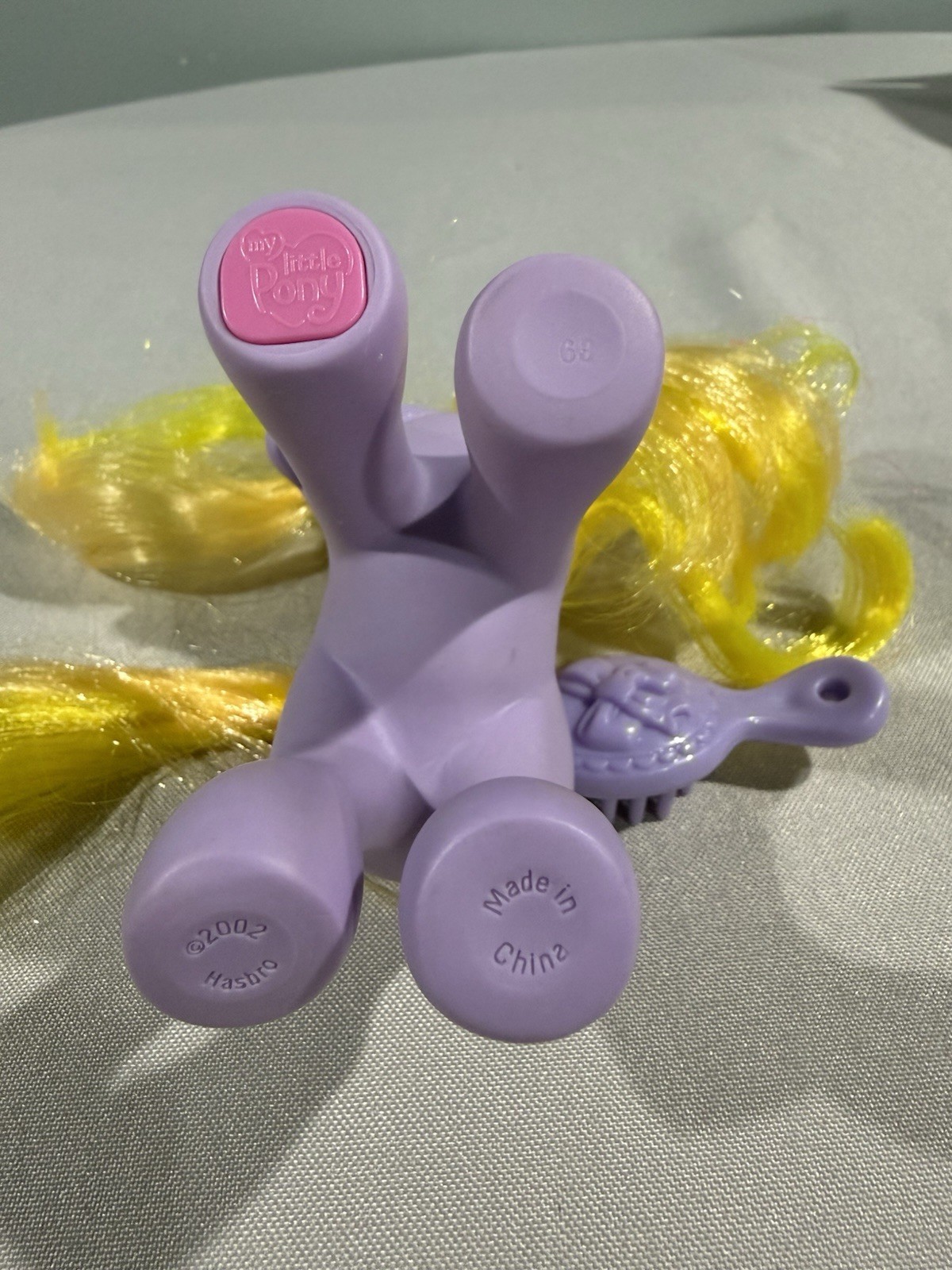 My Little Pony G3 2002 Spring Basket “Garden Glade” Purple w/ Flower