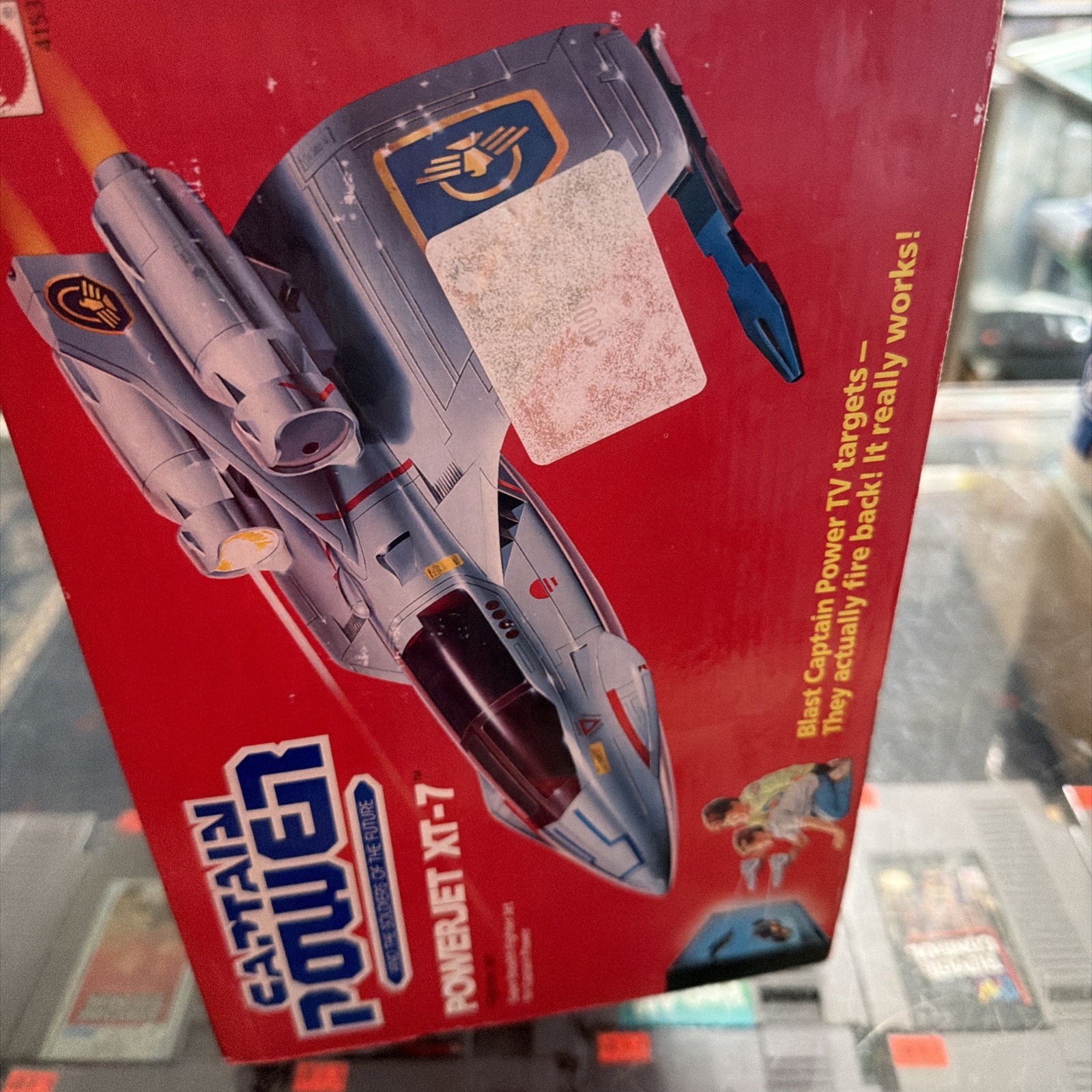 + Mattel 1987 Captain Power Powerjet XT-7 w/ Box