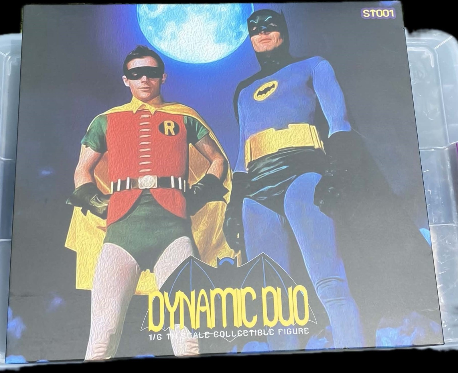 Saturn Toys ST001 Batman Robin Dynamic Duo 1966 TV Series 1/6 Scale Complete w/