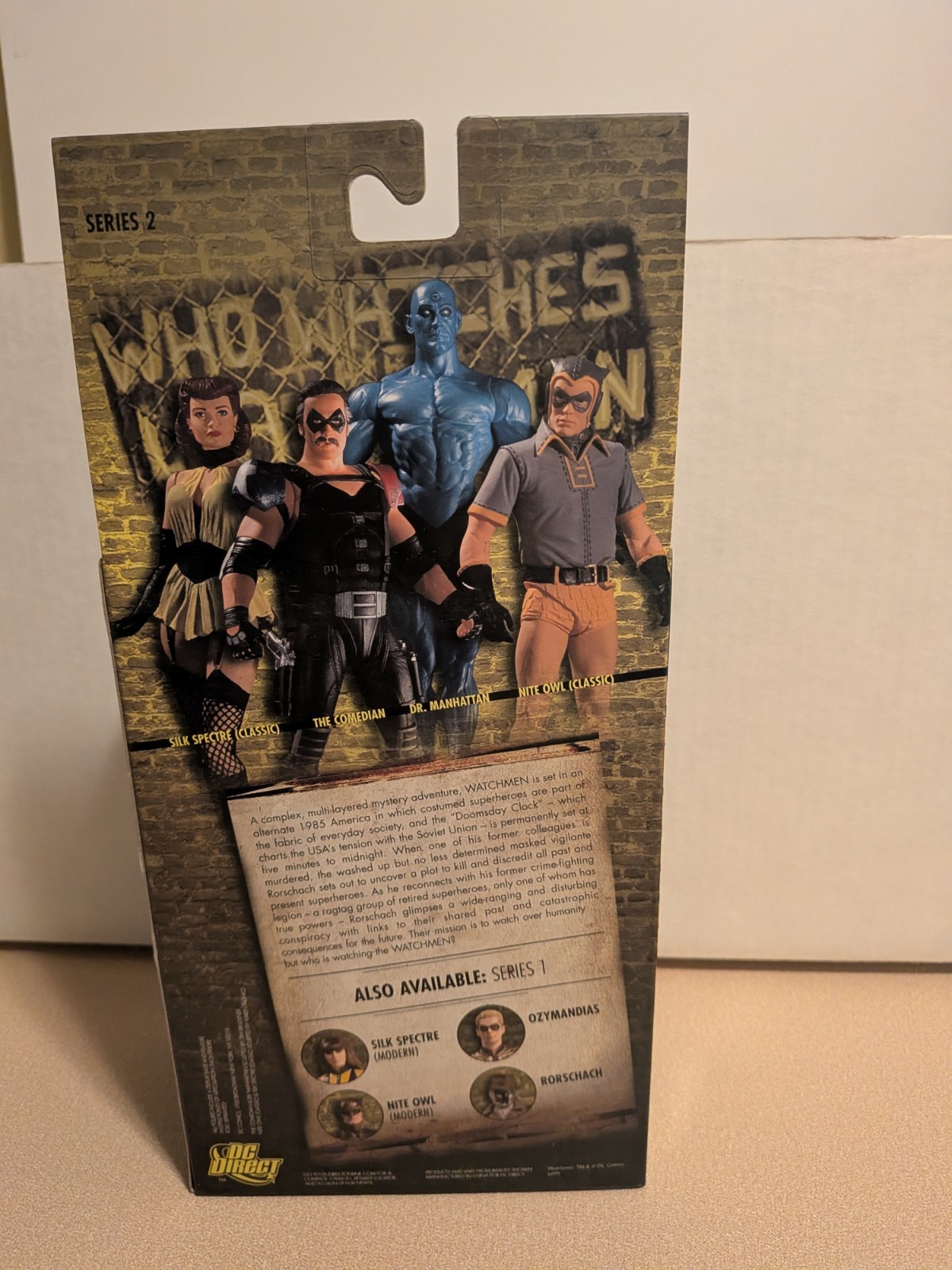 WATCHMEN (DC DIRECT) Figures Series 1 & 2 + All Variants, -Total of 12 ( MIB )