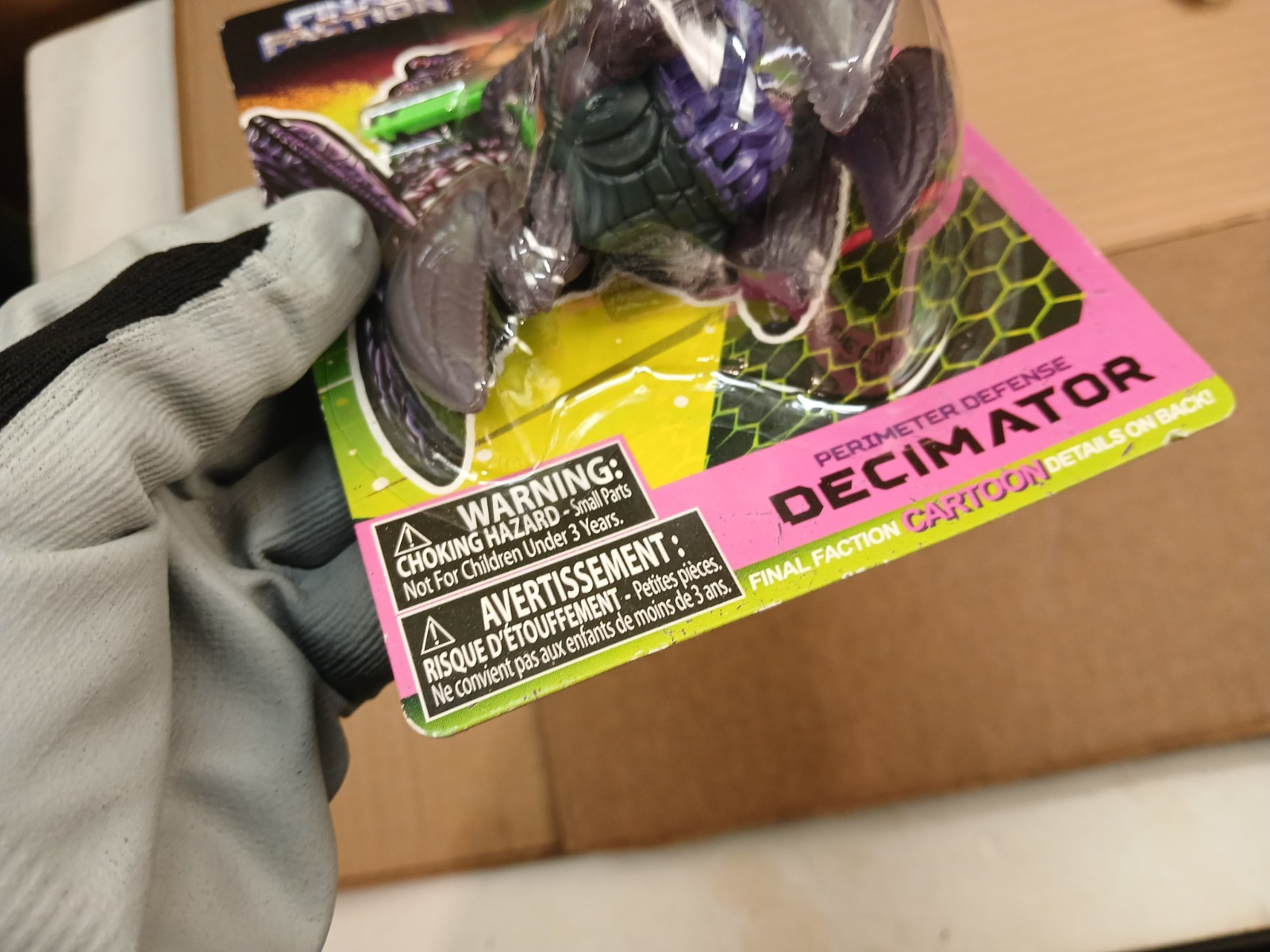 Final Faction 2021 Drone,Decimator,Scourge Pack Lot of 3 Figures & Accessories