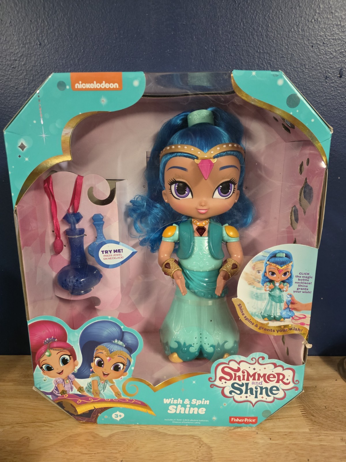 Shinmer and Shine Wish & Spin Talking Doll 2016 Nickelodeon New